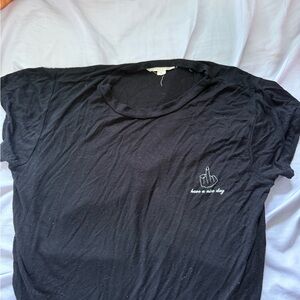 La Hearts Black Graphic Tee